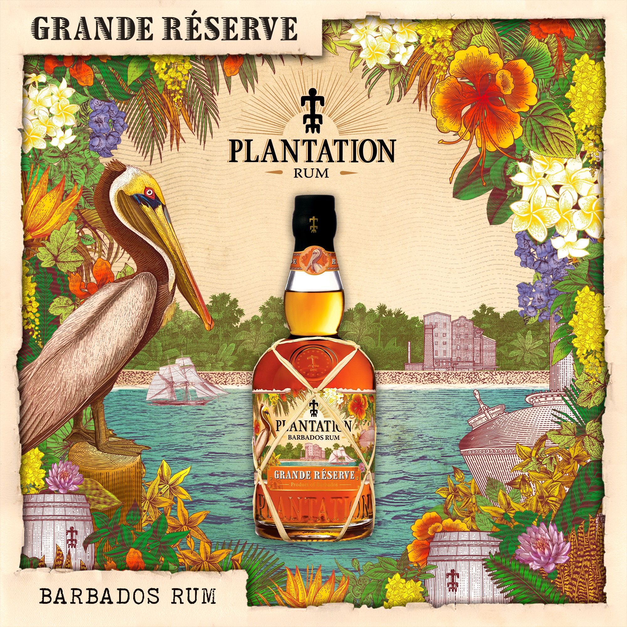Karibský rum Plantation Grande Reserve