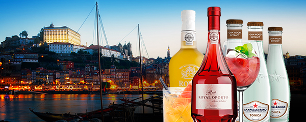 Osvěžte se portugalskými koktejly Port Tonic a Pink Royal z akčního párty balíčku