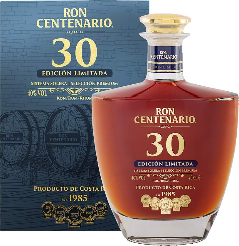 Senorio Rum Centenario Rum 30 Years Old Edición Limitada 0,7l | E-shop Global Wines ...