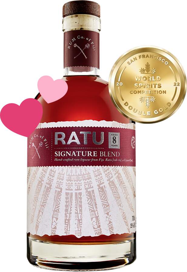 Ratu 8 Years Old Signature Blend, Premium Fiji Rum Liquer 0,7l | E-shop ...