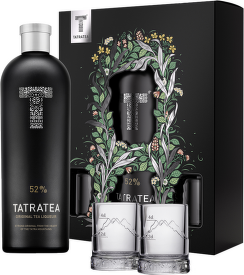 Tatratea 52% Original Tea liqueur 0,7l + 2 skleničky