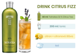 Tatratea 32% Citrus Tea liqueur 0,7l