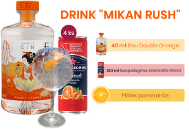 Etsu Double Orange Japanese Gin + dárek