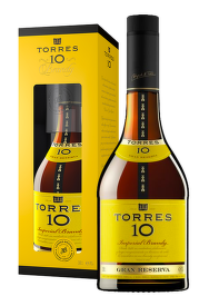 Torres 10 Years Old Gran Reserva 0,7l + sklenička