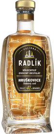 Radlík Hruškovice dubový sud 43% 0,5l