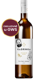 Ryzlink vlašský, pozdní sběr, "Březí, Ořechová hora", K3, Karikatura, Kadrnka