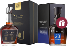 Dictador Rum 2 Masters Leclerc Briant 1980 + dárek