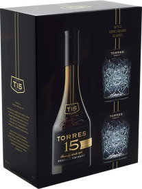 Torres 15 Years Old Reserva Privada 0,7l + sklenice