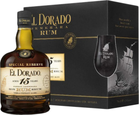El Dorado 15 Years Old 0,7l + 2 skleničky