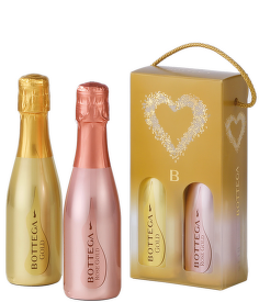 Bottega mini set Gold Prosecco 0,2l + Rose Gold Pinot Nero 0,2l