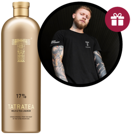 Tatratea 17% Milk & Tea liqueur 0,7l + dárek