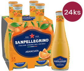 Sanpellegrino Aranciata sklo 20cl - 24 ks