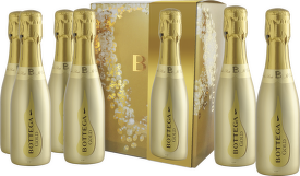 Bottega miniset 6x 0,2 l Confezione Astuccio Birilli Gold  (6x Gold Prosecco)