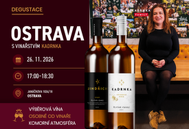 Vstupenka na degustaci vinařství Kadrnka 26.11.2026 Ostrava
