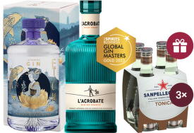 Gin&Tonic Fest: Etsu Pacific Ocean Water Japanese Gin + L´Acrobate Gin + dárek