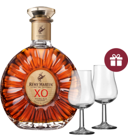 Remy Martin XO 0,7l + 2 originální skleničky