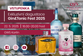 Vstupenka na degustaci 22.5.2025 Karlín GinFest