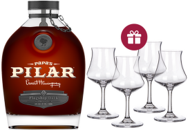 Papa´s Pilar Dark Rum 0,7l + dárek