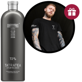 Tatratea 72% Outlaw Tea liqueur 0,7l + dárek