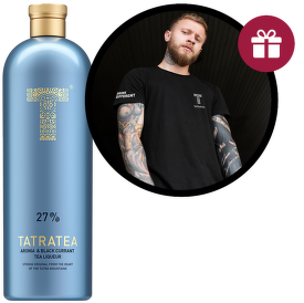 Tatratea 27% Aronia & Black current Tea liqueur 0,7l + dárek