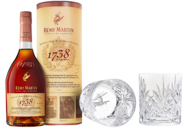Remy Martin Accord Royal 0,7l+2 originální skleničky