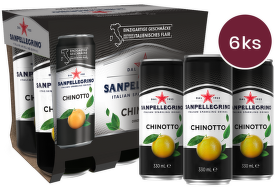 Sanpellegrino Chinotto plech 0,33l - 6 ks