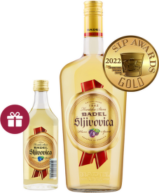 Badel slivovice + dárek