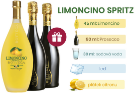 Bottega Limoncino & Millesimato Spumante Brut + dárek