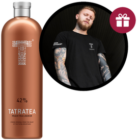 Tatratea 42% Peach Tea liqueur 0,7l + dárek