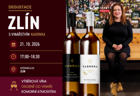 Vstupenka na degustaci vinařství Kadrnka 21.10.2026 Zlín