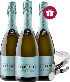 Prosecco DOC Extra Dry Sacchetto Spumante + stopper