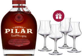 Papa´s Pilar Dark Sherry Cask Finished Rum 0,7l + dárek