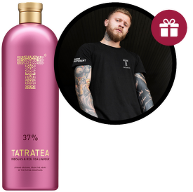 Tatratea 37% Hibiscus & Red Tea liqueur 0,7l + dárek