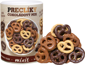 Mix preclíků v čokoládě 250g, Mixit