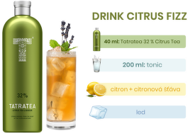 Tatratea 32% Citrus Tea liqueur 0,7l