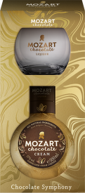 Mozart Chocolate Gold Cream 0,5l se skleničkou