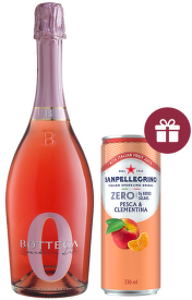 Bottega Sparkling Zero Rosé - nealkoholické víno