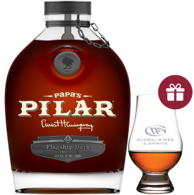 Papa´s Pilar Dark Rum 0,7l + dárek