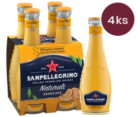 Sanpellegrino Aranciata sklo 20cl - 4 ks