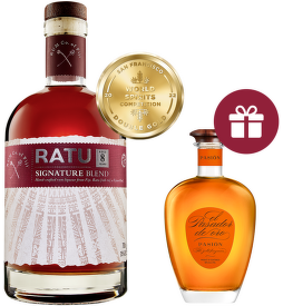 Ratu 8 YO Signature Blend, Premium Fiji Rum Liquer 0,7l + dárek