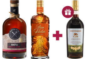 Flavored rums 2+1