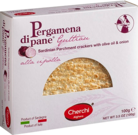 Italské chlebové placky Pergamena di Pane - cibule, 100g