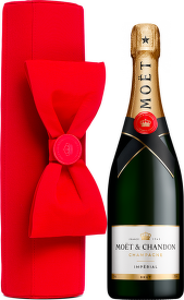 Moët & Chandon Brut Impérial Festive Bow Pouch 0,75l
