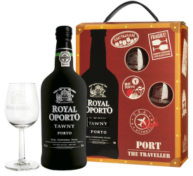 Royal Oporto Tawny Traveller box + 2 sklenice
