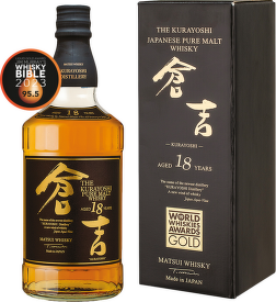 Kurayoshi Pure Malt 18 Years Old Japanese Whisky 0,7l