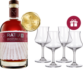 Ratu 8 YO Signature Blend, Premium Fiji Rum Liquer 0,7l + dárek