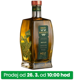 Radlík Whisky Rotlev Unpeated 50% 0,5l