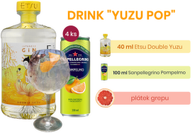 Etsu Double Yuzu Japanese Gin + dárek