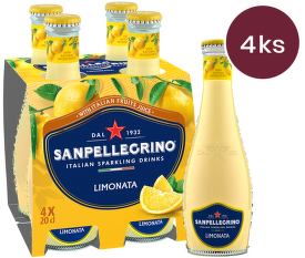 Sanpellegrino Limonata sklo 20cl - 4 ks