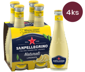 Sanpellegrino Limonata sklo 20cl - 4 ks